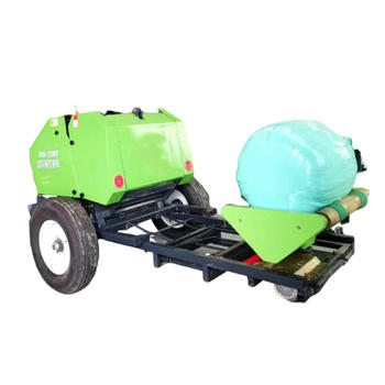Fully automatic silage baler and wrapping film machine